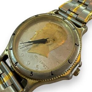 VTG 1995 JFK John F Kennedy Bicentennial Coin Watch